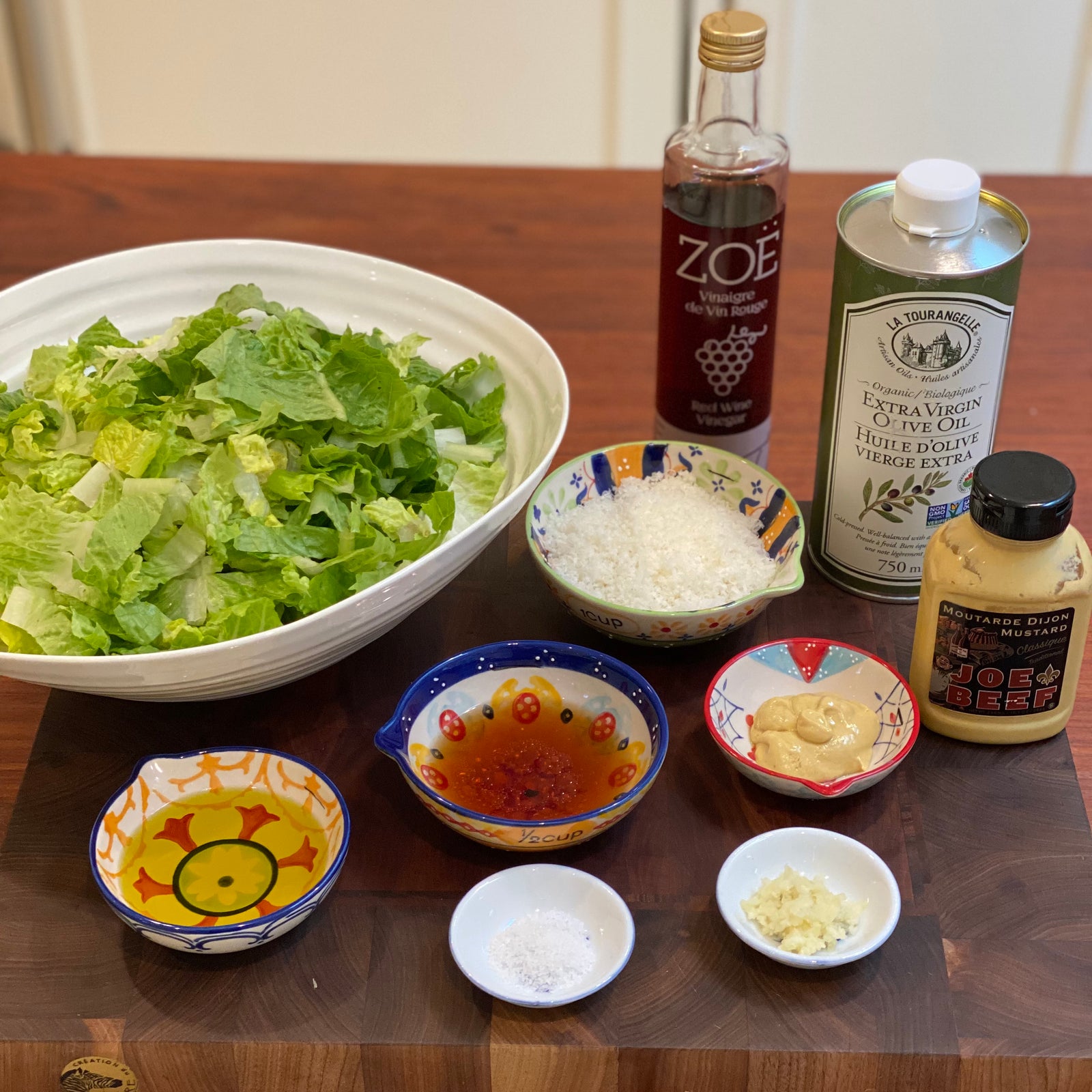 Easy Not Creamy Cesar Salad