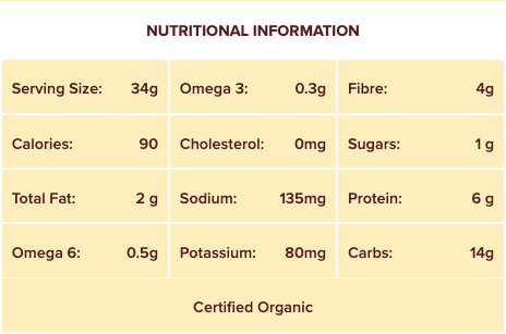 Pain à grains entiers germés Big Red's fabriqué sans farine par Silver Hills Bakery 510 g