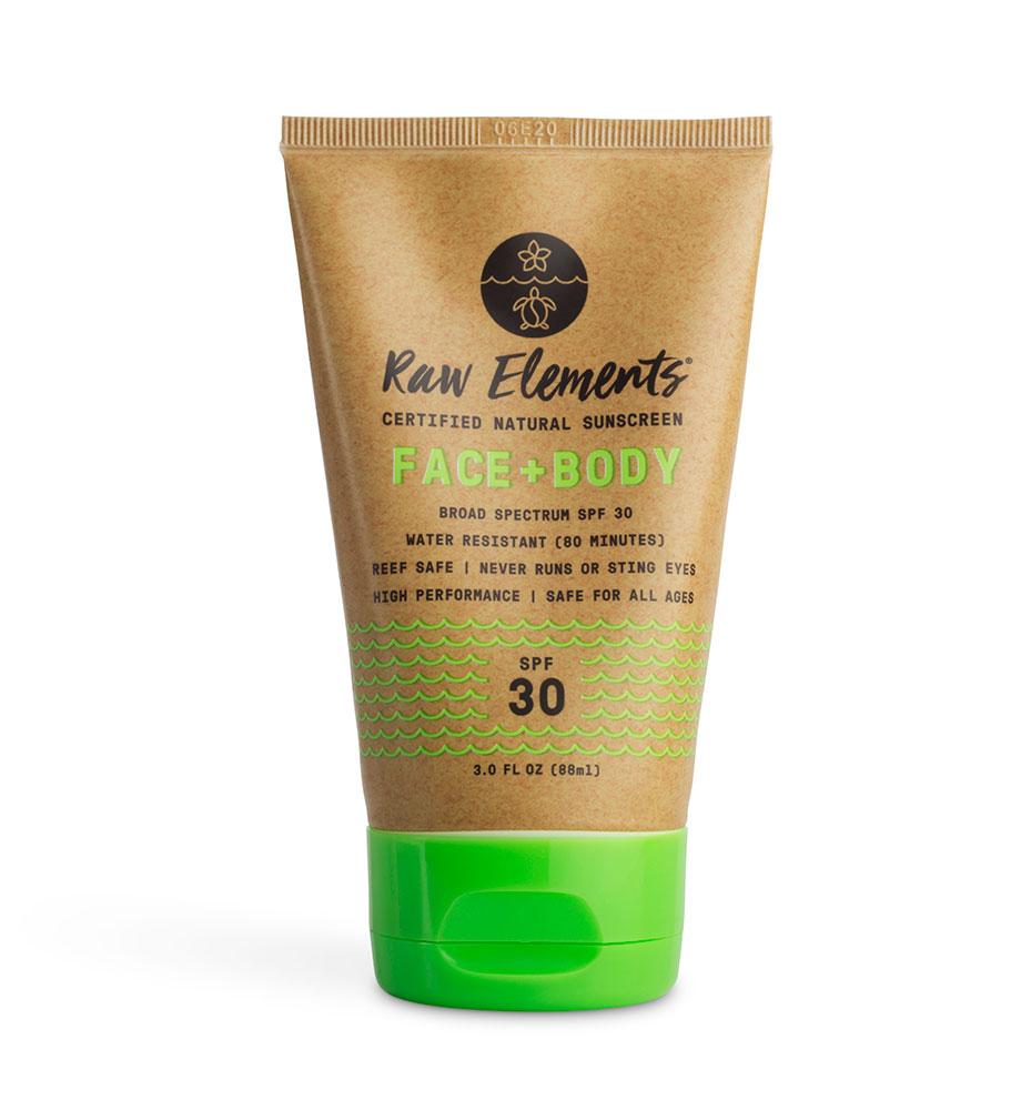 Visage + Corps SPF 30 Tube par Raw Elements 85g