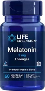 Melatonin, 3 mg by Life Extension, 60 lozenges