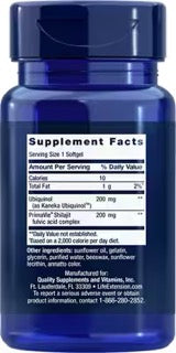 Super Ubiquinol CoQ10 avec Enhanced Mitochondrial Support™ 50 mg par Life Extension, 30 gélules