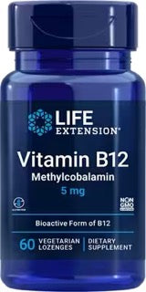 Vitamin B12 Methylcobalamin by Life Extension, 60 veg caps