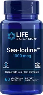 Life extension mer iode iode marin 1000mcg 60 gélules