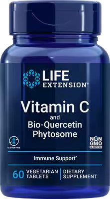 Life extension vitamine C et bioquercitine phytosome 60 comprimés