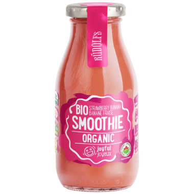 Rudolfs Bio Smoothie  Strawberry Banana Joyful by Eco Ideas, 260ml