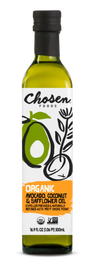 Organic Avocado, Coconut &amp; Safflower Oil by Chosen Foods, 750ml