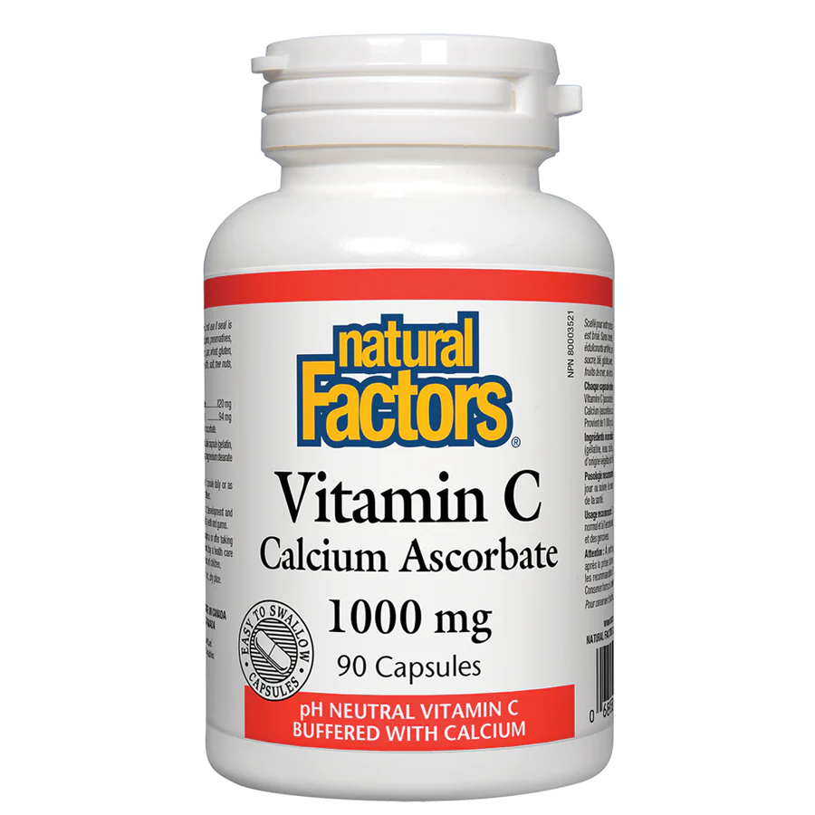 Vitamin C - Calcium Ascorbate 1000mg by Natural Factors, 90 caps