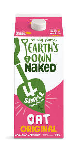 Original Oat Milk Naked by Earth’s Own , 1.75L