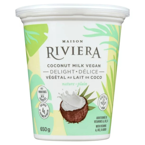 Plain Coconut Milk Vegan Yogurt by Maison Riviera, 650g