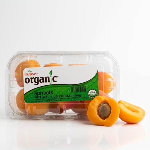 Organic Apricots, 454g Package