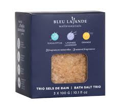 Bath Salt Trio by Bleu Lavande