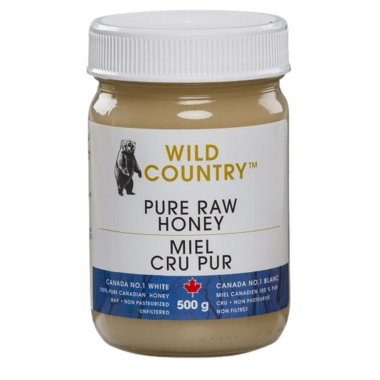 Pure Raw Honey by Wild Country, 500g