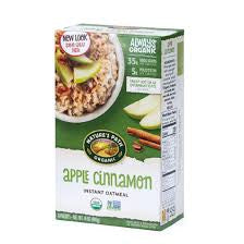 Organic Apple Cinnamon Instant Oatmeal Sachets by Nature’s Path, 400g