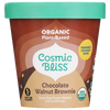 Organic Chocolate Walnut Brownie Plant Based Ice Cream by Cosmic Bliss, 473ml