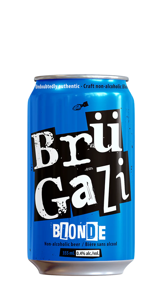 Blonde Non- Alcoholic Beer by Brü Gazi, 355ml