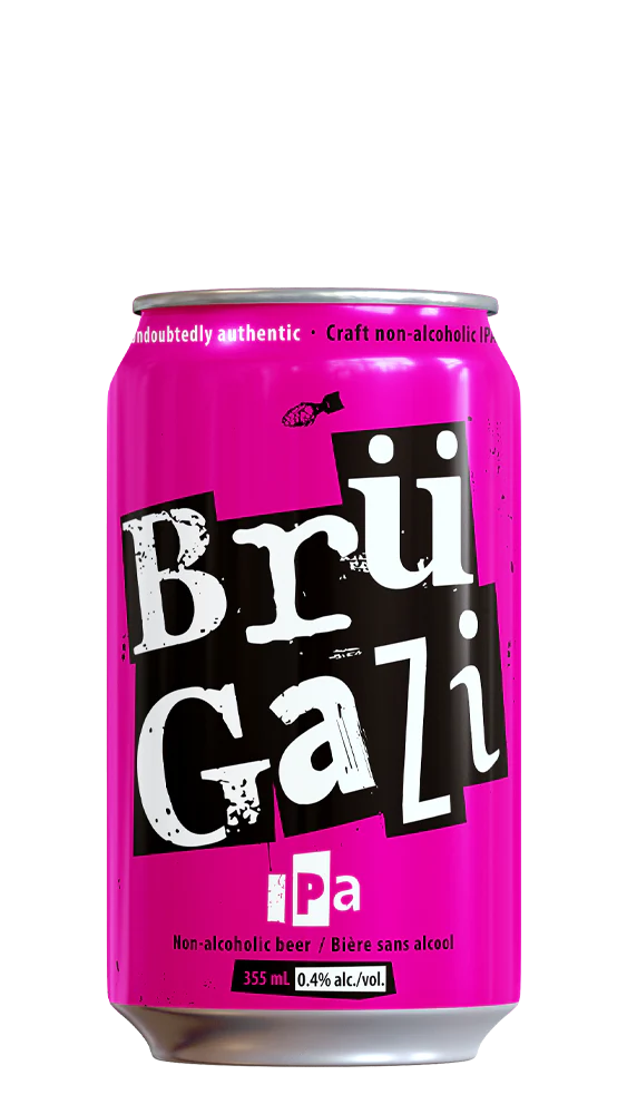 IPA Non- Alcoholic Beer by Brü Gazi, 355ml