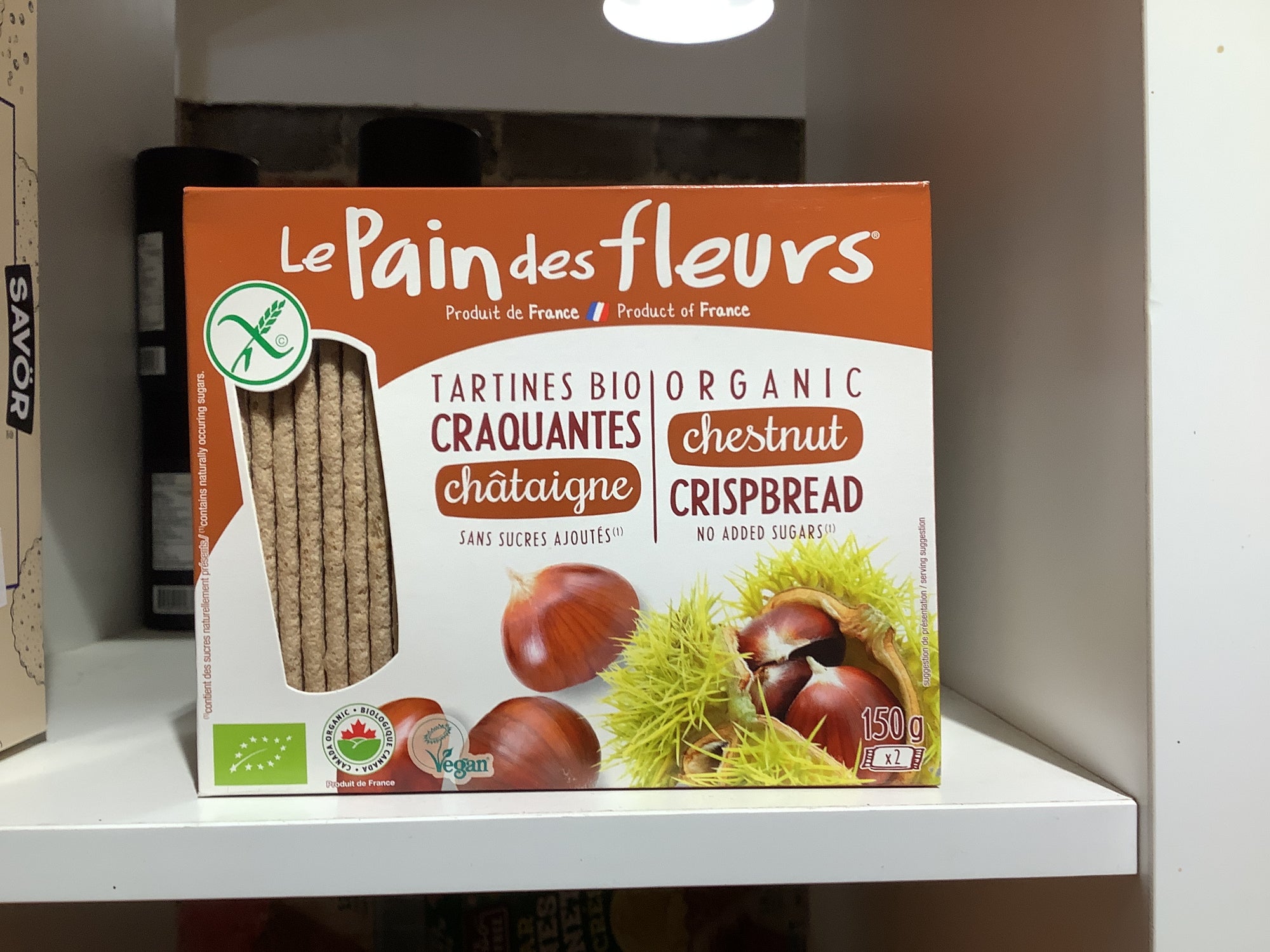 Les Pains des Fleurs - Organic Chestnut Crispbread