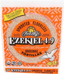 Tortillas Grains Entiers Bio par Food for Life Ezekiel 4:9