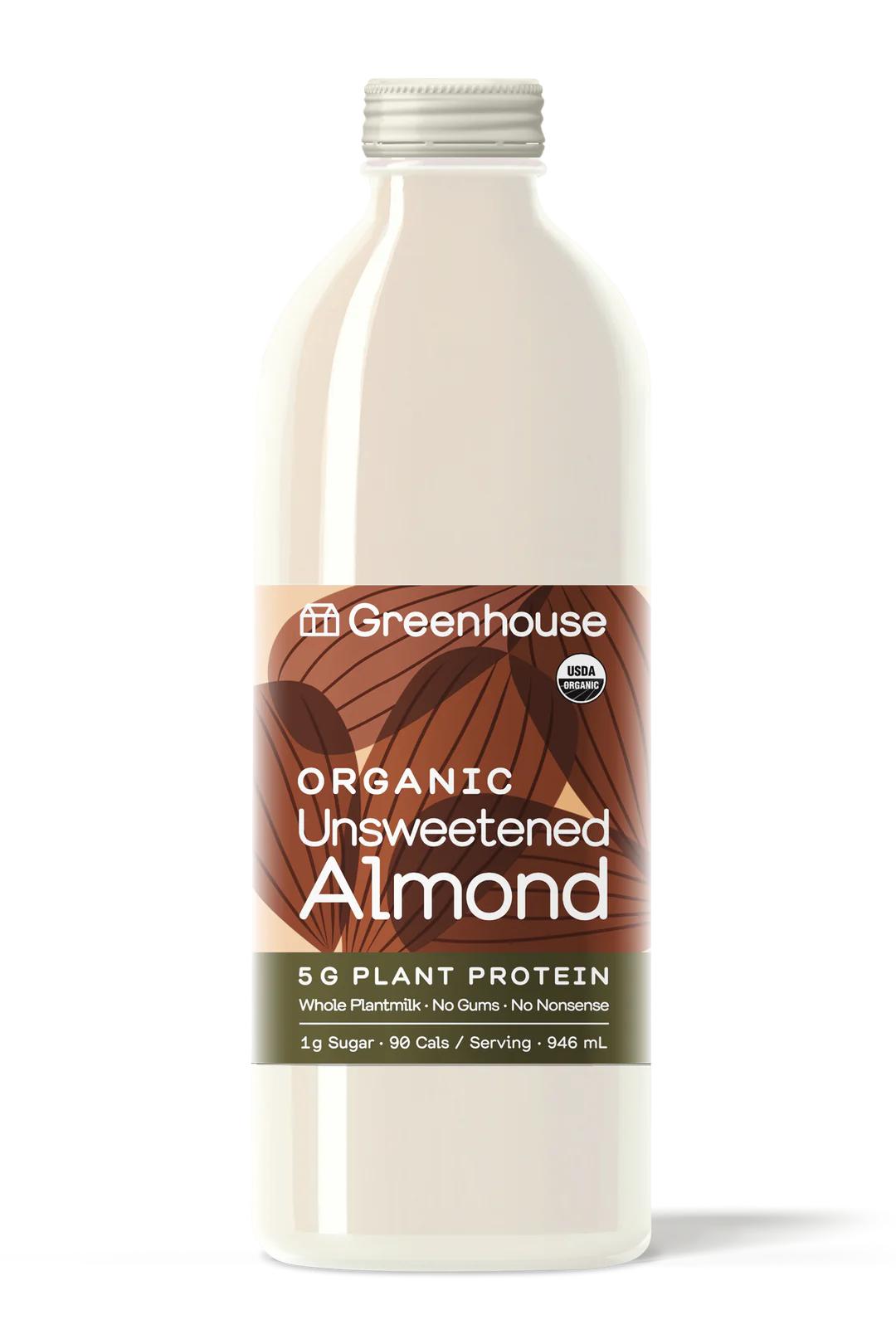 Organic Non- Sweetened Almond Milk by Greenhouse
