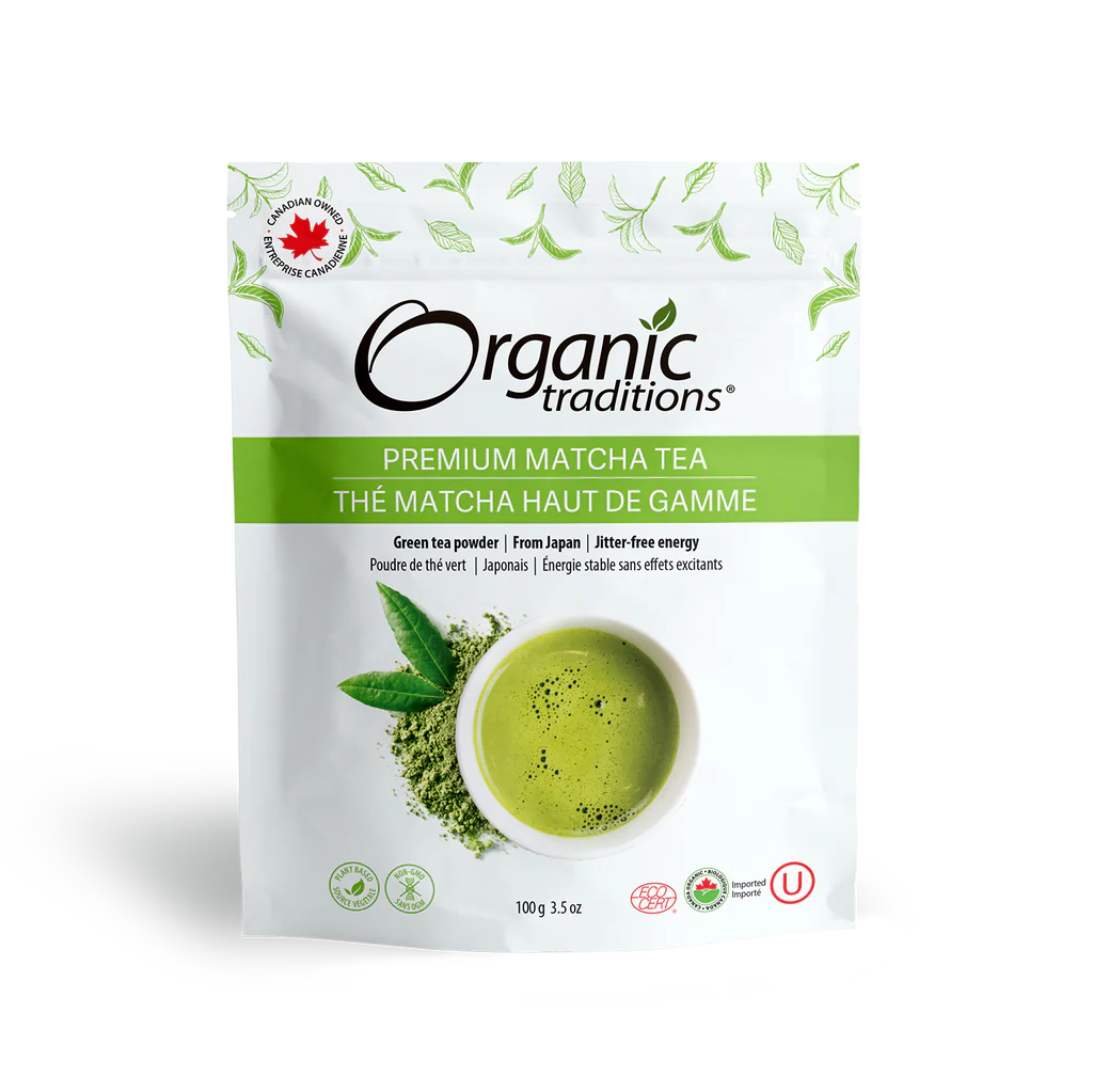 Premium Matcha Tea by Organic Traditions, 100g