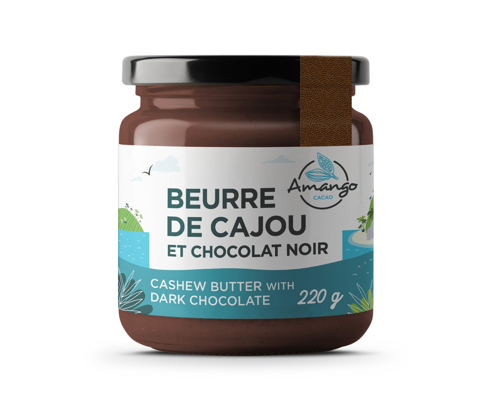 Cashew Butter with Dark Chocolate by Amango, 220g