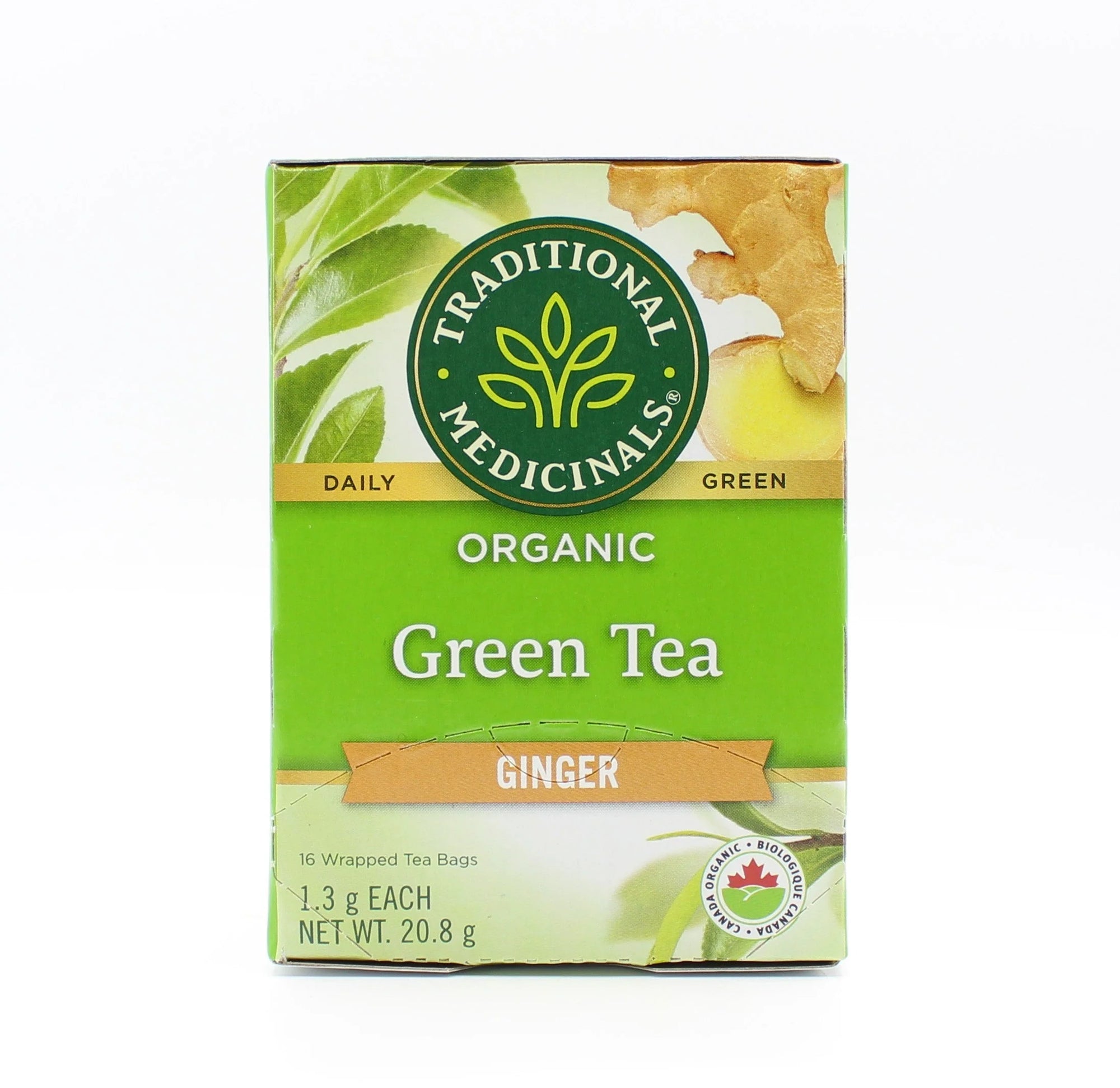 Organic Ginger Green Tea by Traditional Medicinals, 30g