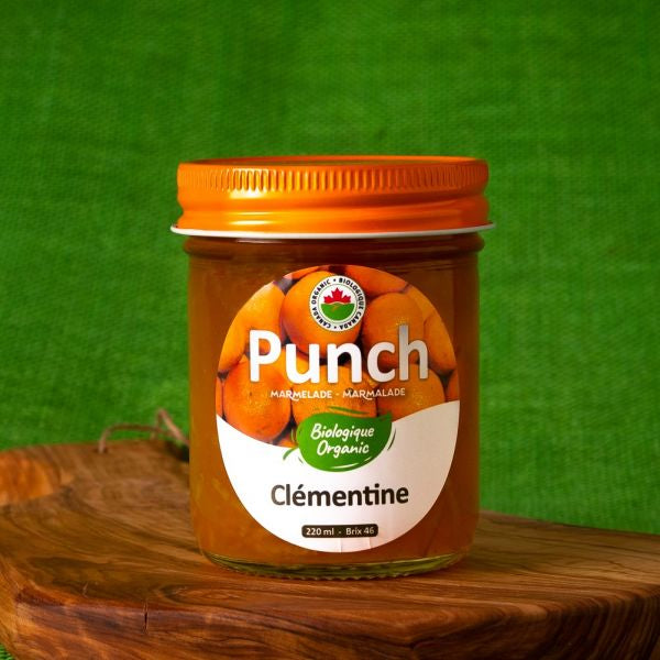Organic Clementine Marmelade by Punch Jams, 220mL