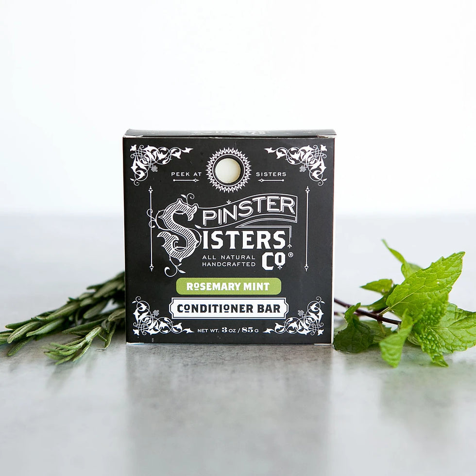 Rosemary Mint Conditioner Bar by Spinster Sisters, 85g