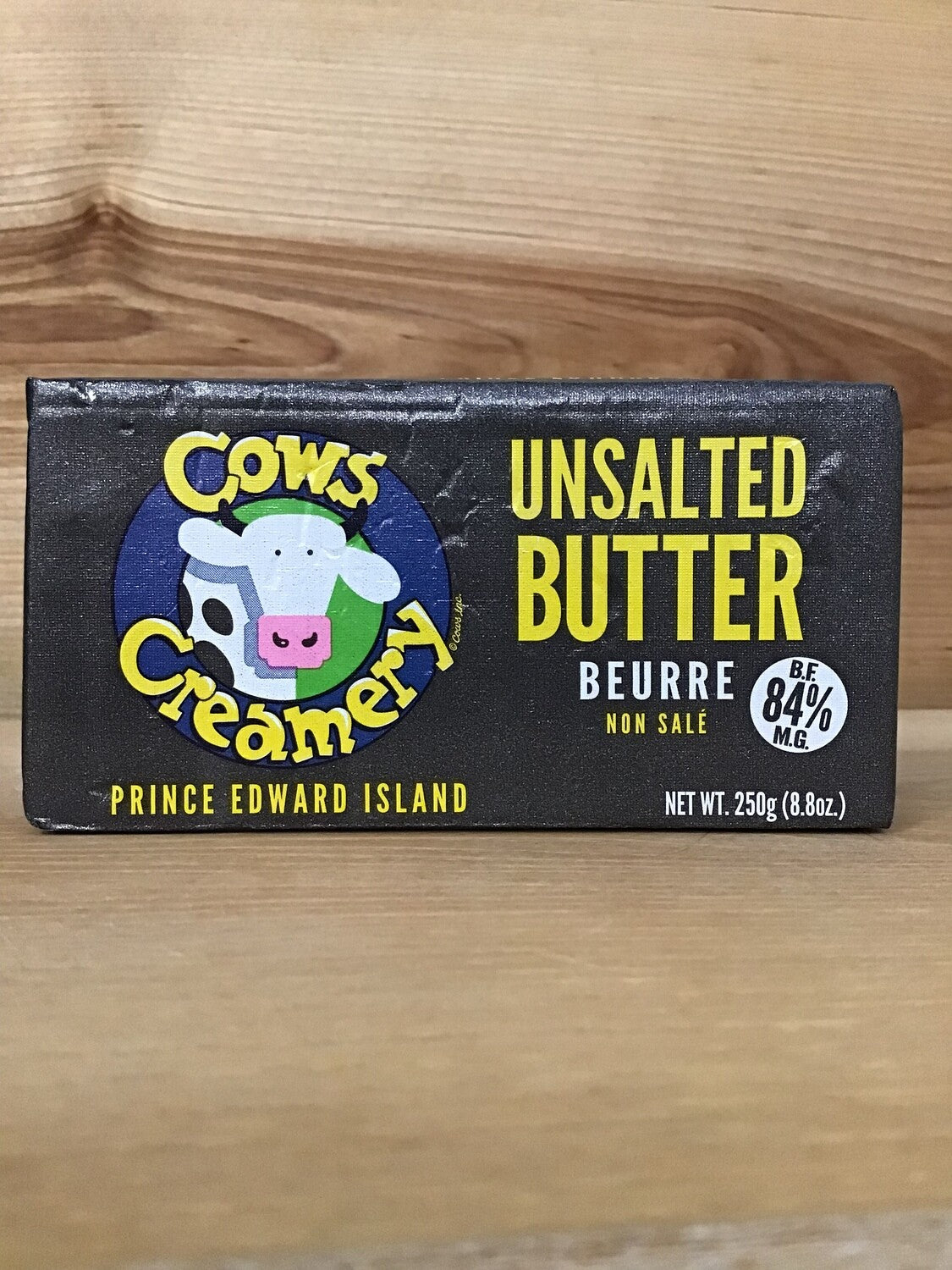 Unsalted Butter by Cows Creamery, 250g