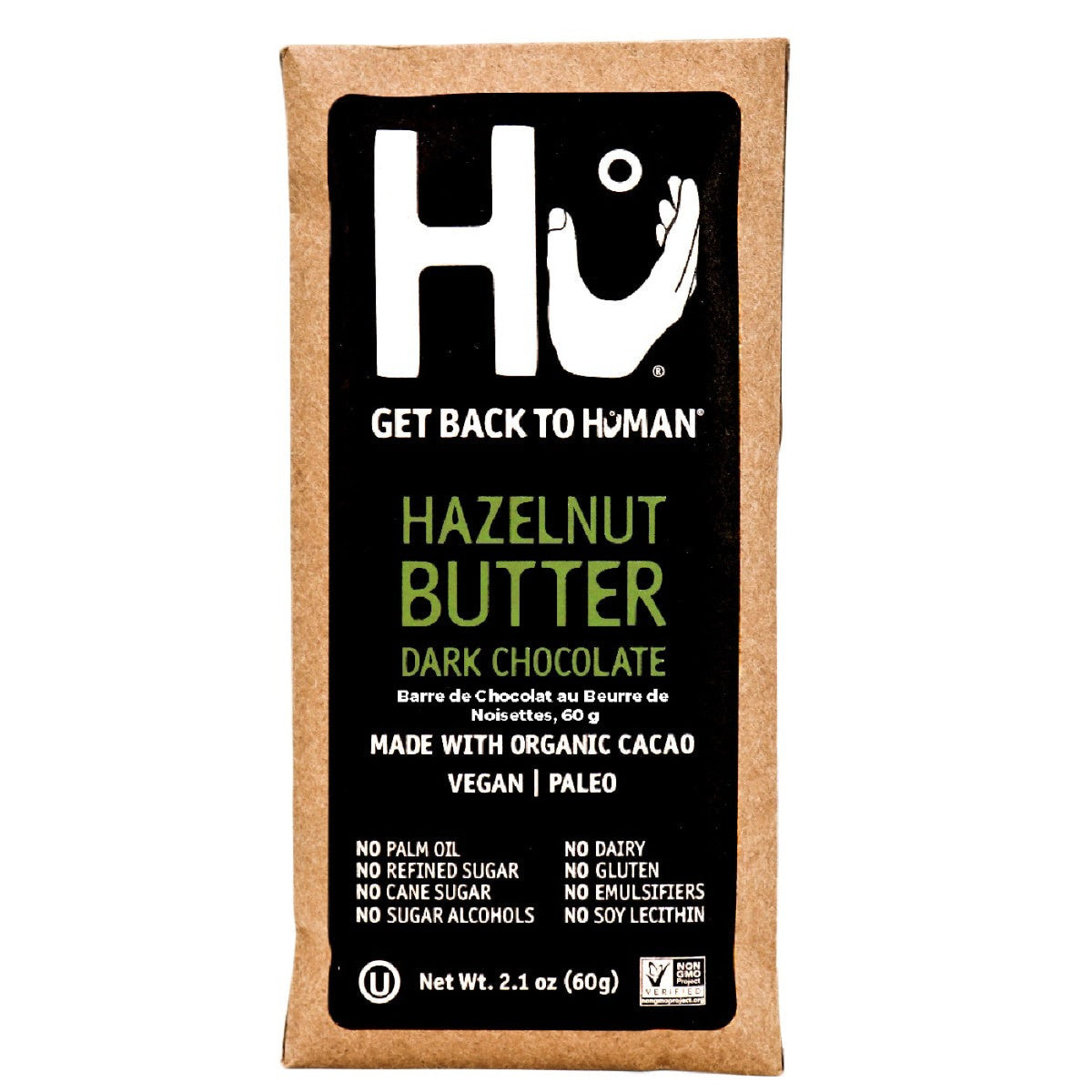 Hazelnut Butter Dark Chocolate by Hu, 60g