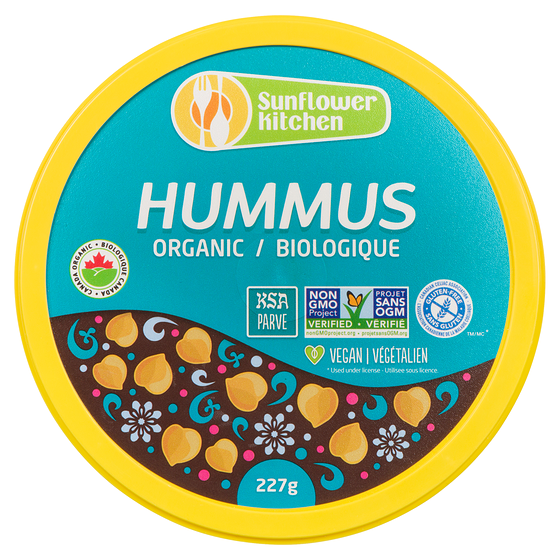 Organic Hummus by Sunflower Kitchen, 227g