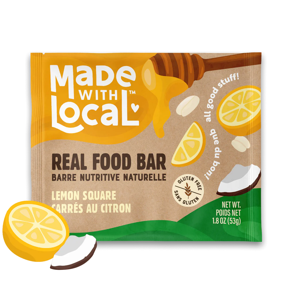 Lemon Square - Real Food Bar by Made with Local, 53g
