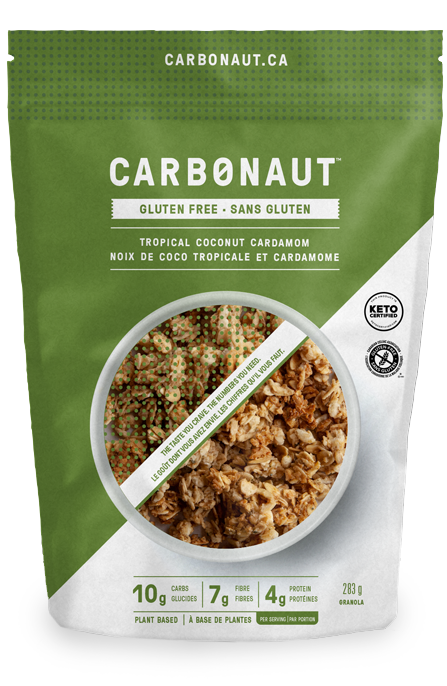 Gluten-Free Tropical Coconut Cardamom Granola by Carbonaut, 283g