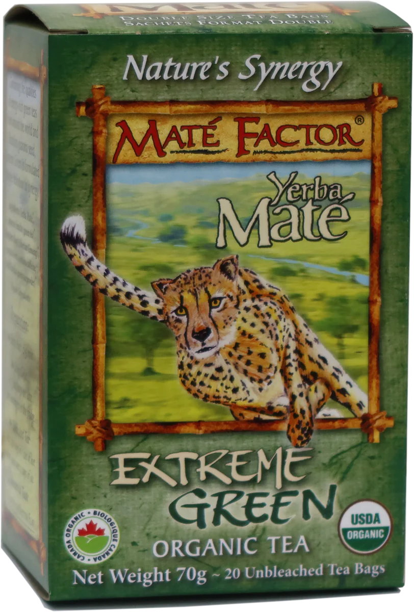 Extreme Green Organic Tea by Maté Factor, 70g