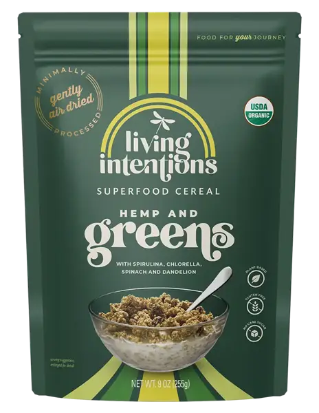 Hemp and Greens by Living Intentions, 255g