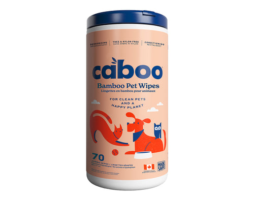 Bamboo Pet Wipes by Caboo, 70 jumbo wipes