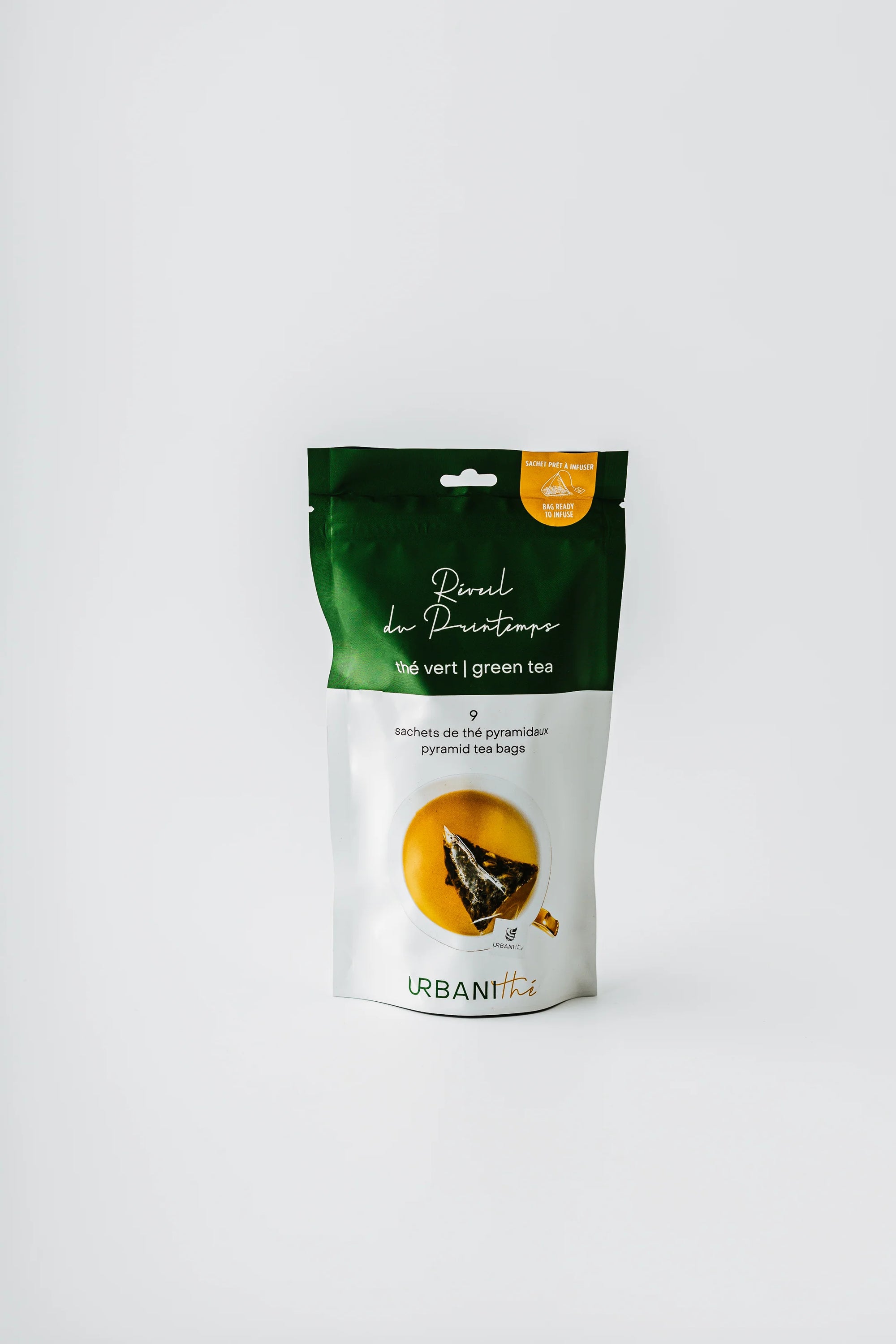 Green Tea by Urbanithé, 9 tea bags