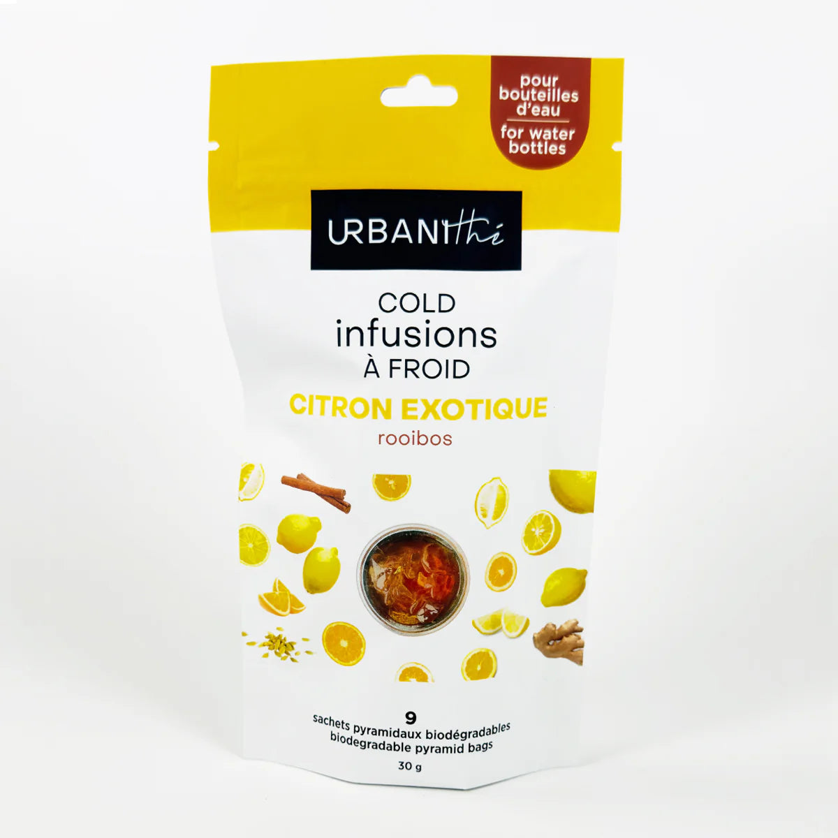 Citron Exotique Rooibos Cold Infusion by Urbanithé, 9 tea bags