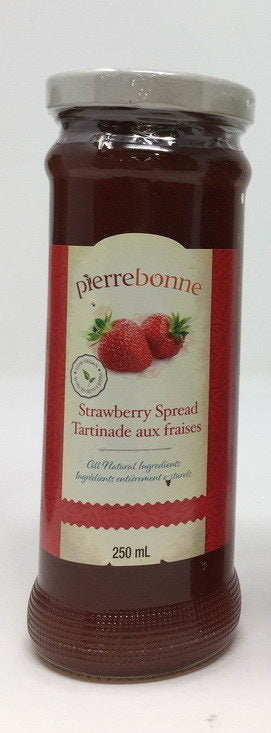 Strawberry Spread by Pierrebonne, 250mL