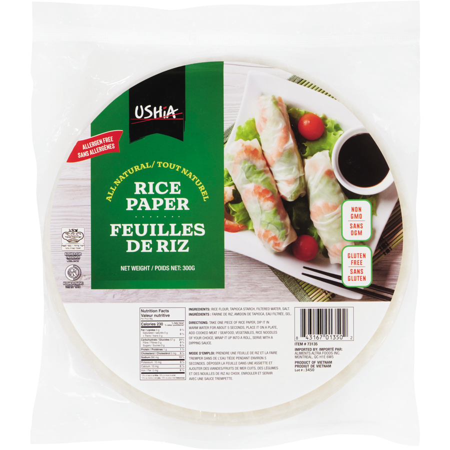 Round Rice Paper by Ushia, 300g