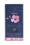 Organic Vegan White Almond Nectar Chocolate by Chocolat Stella, 80g