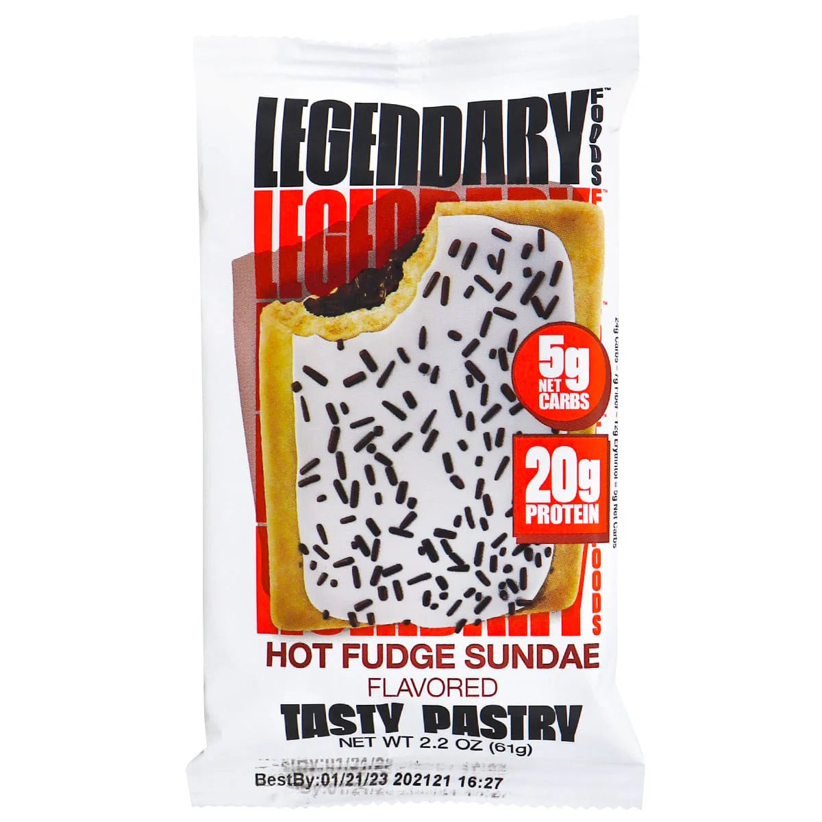 Hot Fudge Sundae Protein Pastry by Legendary Foods, 61g