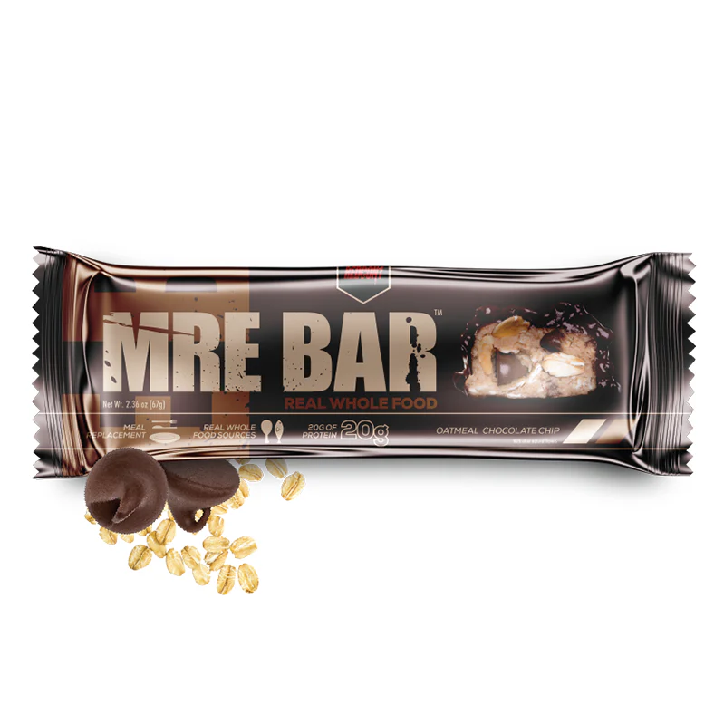 Oatmeal Chocolate Chip Whole Food Protein Bar by Redcon1, 67g