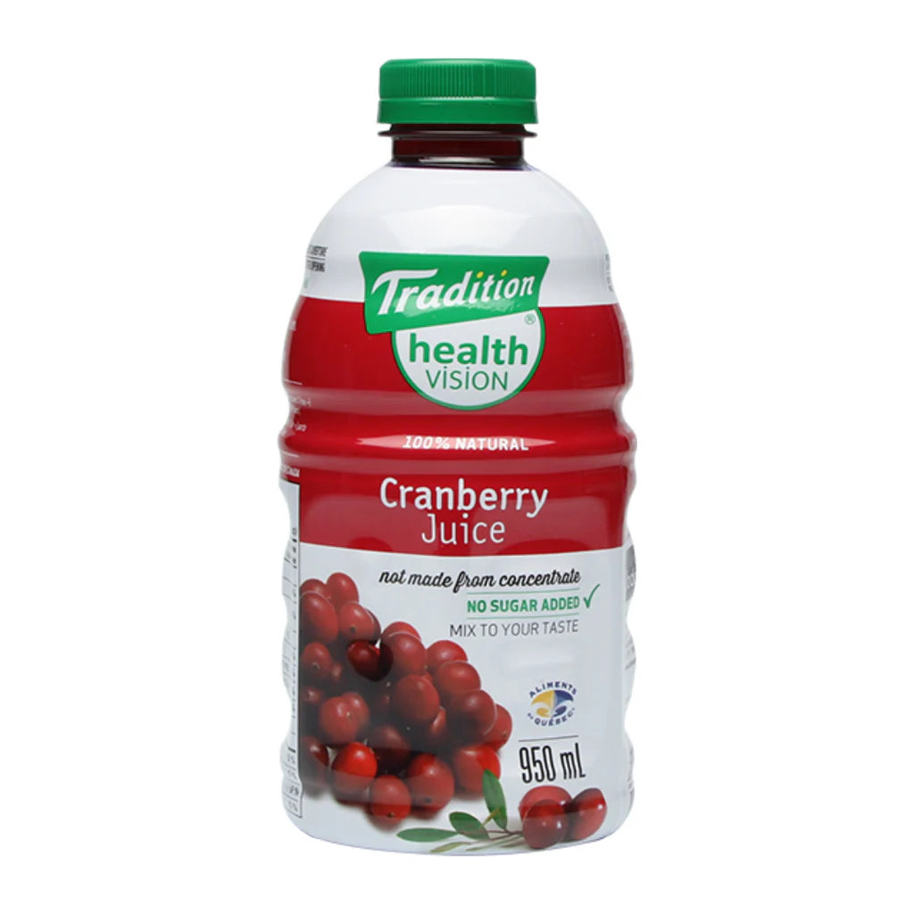 100% Natural Cranberry Juice by Tradition, 950mL