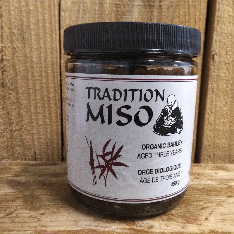 Organic Barley Miso Aged 3 years by Tradition Miso, 450g
