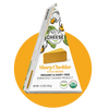 Sharp Cheddar Style Wedge- Organic &amp; Dairy Free Fermented Cashew Cheese by Nuts for Cheese 120g