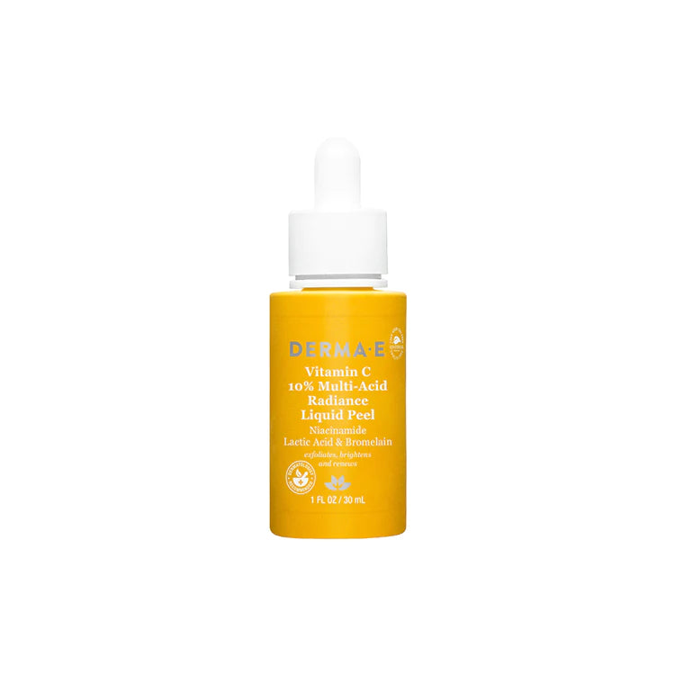 Vitamin C 10% Multi-Acid Radiance Liquid Peel by Derma E, 30ml