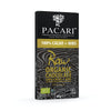 Raw (Unroasted) Organic Chocolate Bar 100% &amp; Nibs by Pacari, 50 g