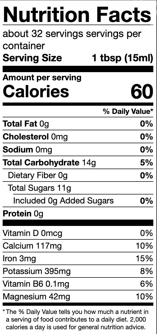Mélasse saine bio 662g