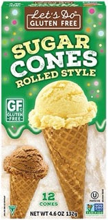 Lets Do Gluten Free cornets sucrés